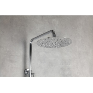 AQ2040CR ВЕГА душевая система (смеситель для ванны) 3jet 250мм AQ2040CR-4