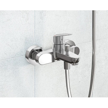 A42302EXP Flow Round Набор смесителей 3-в-1 в одной упаковке (смеситель для раковины, смеситель для ванны, душевой гарнитур) A42302EXP-3