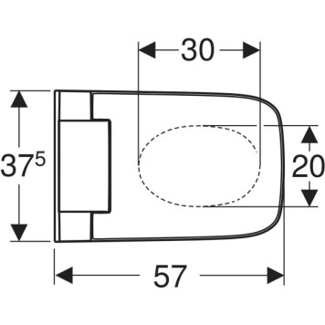 146.250.01.1 Подвесной унитаз-биде Geberit AquaClean Sela Square, белый 146.250.01.1-3