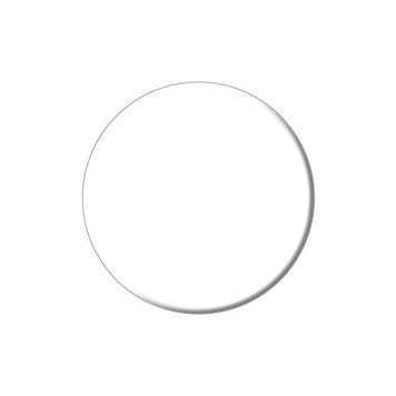 Kerama Marazzi Круглая полка CONO встраиваемая 43.1см, цвет: белый глянцевый-1