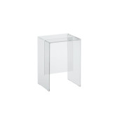 Laufen Kartell Табурет, 33х28х46.5см, пластик, напольный, цвет: прозрачный кристал. 3.8933.0.084.000.1