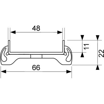 TECE Лоток plate, 1000 мм, основа для плитки, нержавеющая сталь-2