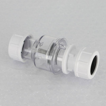 Клапан обратный McAlpine вертикальный 19-23 мм компрес., прозрачный-3