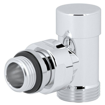 Вентиль обратный угловой НН 1/2 х 3/4 ЕК хромированный, Compact