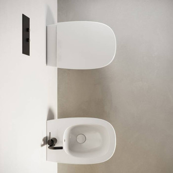 Catalano Alvea Унитаз подвесной 53х36см., безободковый, цвет: белый глянцевый. 0611530001, 9056060000-1