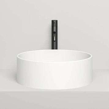 Salini Armonia Раковина накладная 45х45х15cм, без отв., без перелива, S-Sense, цвет: белый глянцевый-3