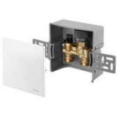 Набор терморегулятора, Oventrop, Unibox E RTL, диапазон T°С (обратного потока)-20-40°C, строительная глубина, мм-57, регулирование с помощью ограничения температуры обратного потока, закрыт глухой крышкой, белый пластик