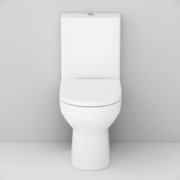 C708600WH Напольный унитаз-компакт безободковый FlashClean, без сиденья-5
