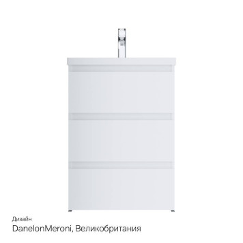 M91FSX0602WG База под раковину напольная 60 см, 3 ящика, белый глянец-8