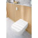 VilleroyBoch Viclean Унитаз-биде 38.5х59.5х36см., подвесной, в комплекте с сиденьем, покрытие CeramicPlus, цвет: альпийский белый. V0E100R1