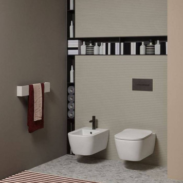 Antonio Lupi Komodo Биде подвесное, 54х36,6см, 1 отв под смеситель, цвет: белый глянец-7