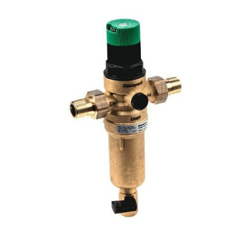 Фильтр T-обр лат FK06 Ду15 Ру25 р/р 70C с регулятором давления сл кран Honeywell FK06-1/2 AAM