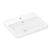 HG 60 162 450 Xuniva Q Раковина встраиваемая 550х450 с отверстием под смеситель и переливом, белый 60162450