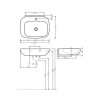 Artceram Dial Раковина 60x47см., подвесная/накладная, 1 отв., цвет: белый. DAL001 01 00