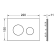 TECEloop modular Лицевая панель стекло, цвет: кофейный. 9240678