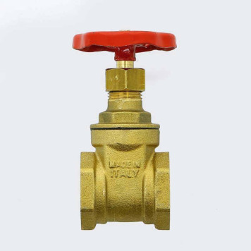 Задвижка клиновидная ВВ латунная PN10 UNI-FITT 3/4-1