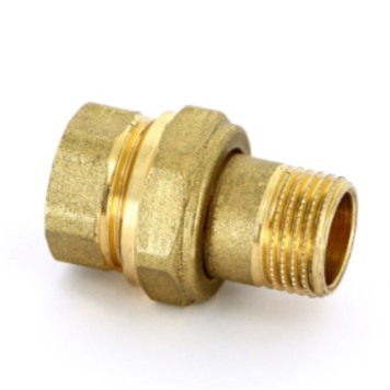 Разъёмное соединение прямое НВ 1/2 с плоской прокладкой