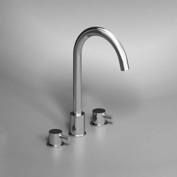 360200000 Смеситель для раковины, встраиваемый в столешницу трёхсекционный-1