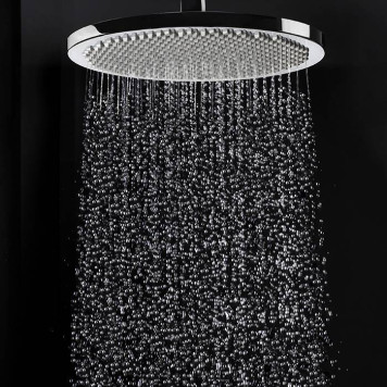 Bossini ApiceВерхний душ Oslash;280 мм., с настенным держателем 330 мм, цвет: хром-1