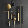 Duravit Wave Смеситель для раковины, 1 отв., цвет: золото. WA1020002034