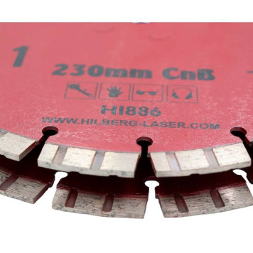 Диск алмазный Hilberg 230x2 Industrial Hard CnB HI886-5