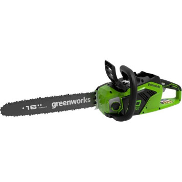 Пила цепная аккумуляторная Greenworks GD40CS18k2, 40v, 40 см (АКБ 2Ач и ЗУ)-1