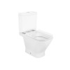 Roca The Gap Square Унитаз моноблок 36x65см, с горизонтальным выпуском, цвет: белый. 7.3424.7.700.0, 7.3414.7.000.Y