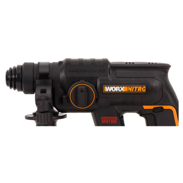 Перфоратор аккумуляторный бесщеточный WORX WX381, 20В, 4Ач x1, ЗУ 2А, кейс-4