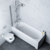 Ravak Sonata II Ванна 180х70см, встраиваемая, цвет: белый. C636R00000