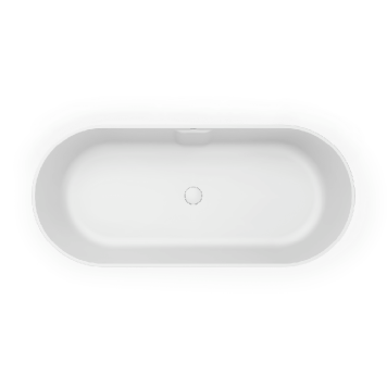 Jacuzzi Moorea Ванна отдельностоящая из акрила 170x75x60.5см, слив-перелив, сифон, регулир.ножки, цвет: белый матовый. MRA00000000-2