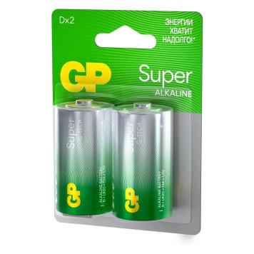 Элемент питания GP 13AA21-2CRSBC2 LR20 20/160 (2шт.)-1