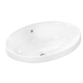 HG 60 156 450 Xuniva D Раковина встраиваемая 550х400, с переливом, белый 60156450