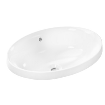 HG 60 156 450 Xuniva D Раковина встраиваемая 550х400, с переливом, белый 60156450