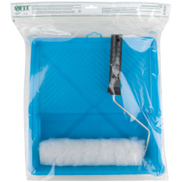 Набор для покраски стен (ванночка 350х330 мм + валик иск.мех 250 мм)-2