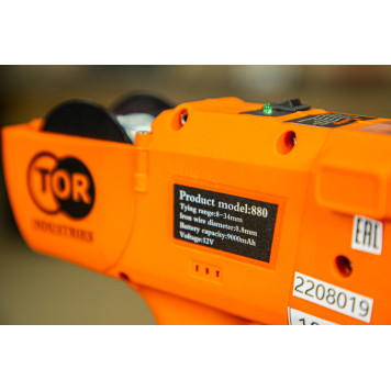 Пистолет для вязки арматуры TOR SG-34 8-34 мм 9 Ач-4