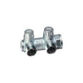 Коллектор FAR хромированный запорный концевой MULTIFAR 3/4х1/2EU FK 3859 3412