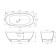 Dea Design Edge Ванна 170х78хh56см., отдельностоящая, цвет: белый. DD8928 1700 18