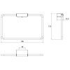 Emco Flow Полотенцедержатель-кольцо 19.8см., подвесной, 198mm, цвет: хром