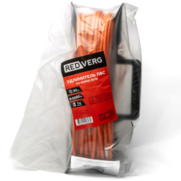 Удлинитель REDVERG ПВС на рамке 2200Вт 30м (б/з)-3