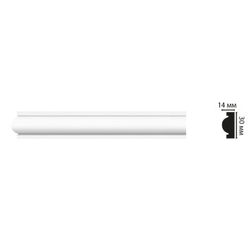 Молдинг гладкий DECOMASTER D1157ДМ (30*14*2000мм)-3