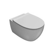 Globo 4ALL Унитаз подвесной безободковый 54х36см, с системой скрытого крепежа, , цвет: белый. MDS03.BI,  MDR20BI