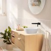 Hansgrohe Rebris S Смеситель для раковины, настенный, цвет: черный матовый