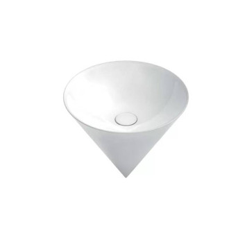 Kerama Marazzi Cono Раковина 44.5х44.5х35см., подвесная, без отв., без перелива, цвет: белый глянцевый