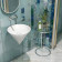 Kerama Marazzi Cono Раковина 44.5х44.5х35см., подвесная, без отв., без перелива, цвет: белый глянцевый