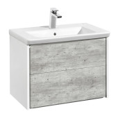 ZRU9303003 Ronda Модуль для раковины 700, бетон/белый матовый (рак. 327471000) ZRU9303003