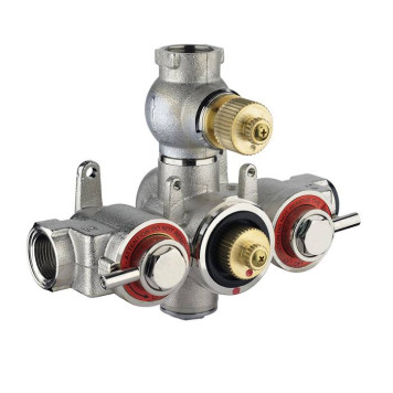 Nicolazzi Termostatico Термостат 3/4 rdquo; с запорным вентилем, цвет: хром