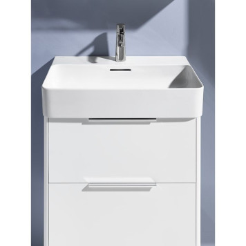 Laufen Base База с раковиной, 58.5х39х53см, с 2 ящиками, подвесная, покрытие LLC, цвет: белый глянцевый-2