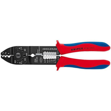 Клещи зажимные KNIPEX 9721215C черненые 230 мм для опрессовки