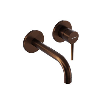 360260500 Смеситель для раковины монтируемый в стену, розовое золото