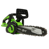 Пила цепная аккумуляторная Greenworks GD24CS30, 24V, 30см, б/щ (АКБ 2Ач и ЗУ)